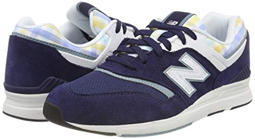 New Balance Wl697trb m, Zapatillas de Running Mujer, Azul (Pigment/Smoke Blue TRB), 37.5 EU