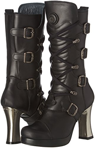 New Rock M 5815 S10 - Botas para mujer, Negro (Negro negro.), 39 EU