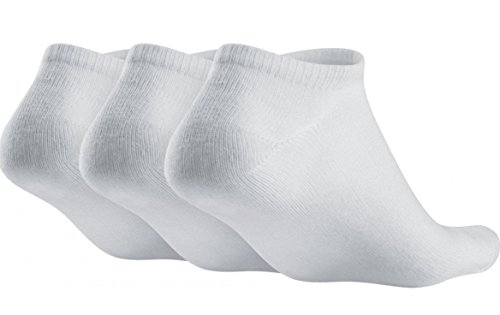 Nike 3Ppk Value No Show, Calcetines Unisex adulto, Blanco (Weiß), 42-46 (Talla fabricante: L)