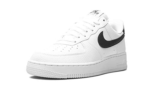 Nike Air Force 1 '07, Zapatillas de bsquetbol Hombre, Blanco y Negro, 41 EU