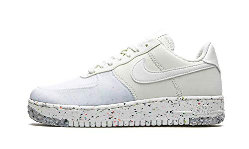 Nike Air Force 1 Crater, Zapatillas de bsquetbol Mujer, Summit White Summit White Summit White, 35.5 EU