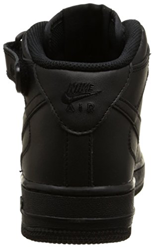 NIKE Air Force 1 Mid GS', Zapatillas Niños, Black 01, 40 EU