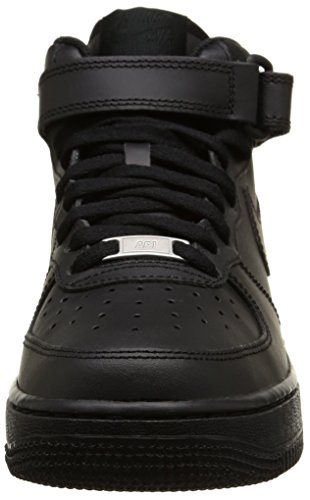 NIKE Air Force 1 Mid GS', Zapatillas Niños, Black 01, 40 EU