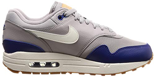 Nike Air MAX 1, Zapatillas de Gimnasia Hombre, Gris (Atmosphere Grey/Sail/Deep Royal 008), 41 EU