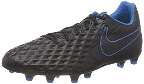 Nike Legend 8 Club FG/MG, Zapatillas de ftbol Unisex Adulto, Black Black Lt Photo Blue Cyber, 44 EU