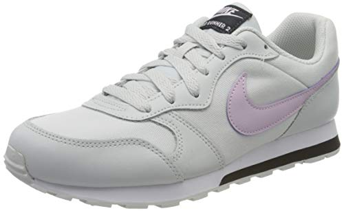 Nike MD Runner 2 (GS), Running Shoe, Morado (Photon Dust/Iced Lilac-Off NOI 019), 36 EU