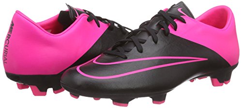 Nike Mercurial Victory V FG, Botas de fútbol Hombre, Negro/Fucsia, EU 42 (US 8.5)