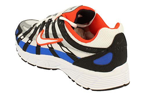 Nike P-6000, Zapatilla de Correr Hombre, Negro/Blanco/Equipo Naranja/Racer Azul, 43 EU