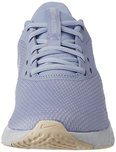 NIKE Revolution 5, Running Shoe Mujer, Ghost/Summit White-World Indigo, 37.5 EU