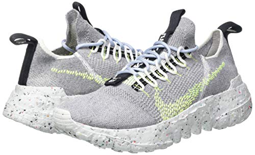 Nike Space Hippie 01, Zapatillas Deportivas Hombre, Grey Volt Glow Photon Dust, 37.5 EU