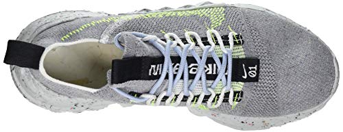 Nike Space Hippie 01, Zapatillas Deportivas Hombre, Grey Volt Glow Photon Dust, 37.5 EU