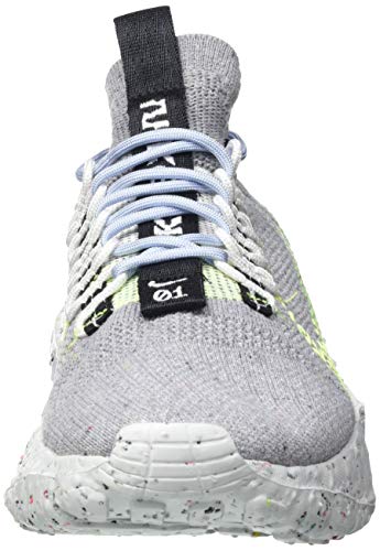 Nike Space Hippie 01, Zapatillas Deportivas Hombre, Grey Volt Glow Photon Dust, 37.5 EU