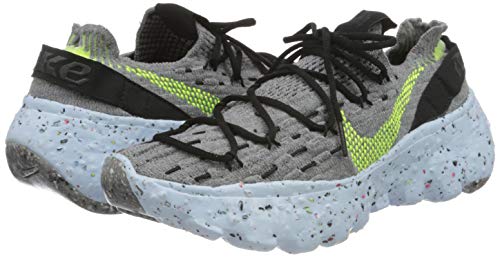 Nike Space Hippie 04, Zapatillas Deportivas Mujer, Grey Volt Black Dk Smoke Grey, 36 EU