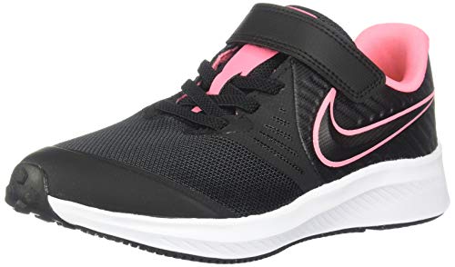 Nike Star Runner 2 (PSV), Zapatillas de Running, Negro (Black/Sunset Pulse/Black/White 002), 35 EU