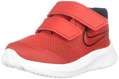 Nike Star Runner 2, Zapatillas de Atletismo Niños, Multicolor (University Red/Black/Volt 600), 27 EU