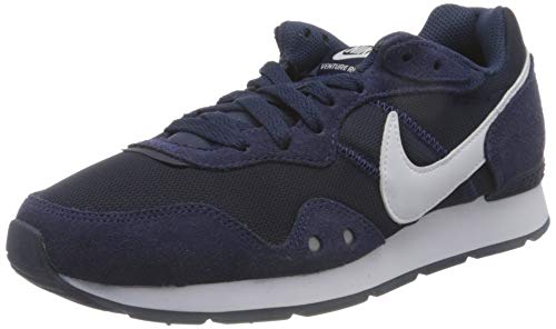 NIKE Venture Runner, Zapatillas Hombre, Azul (Midnight Navy/Midnight Navy/White), 47.5 EU