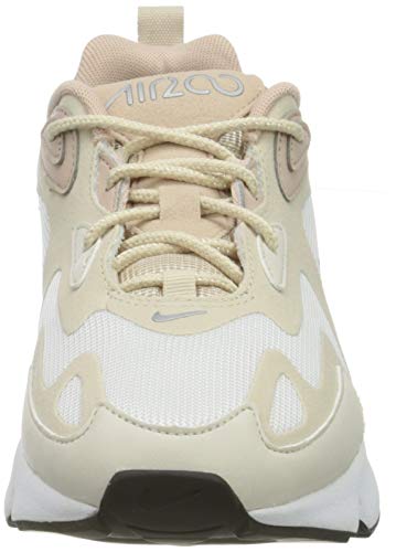 Nike W Air MAX 200, Zapatilla de Correr Mujer, Cumbre Blanco/Plata Metalica, 38 EU