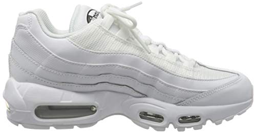 Nike W Air MAX 95, Zapatillas para Correr Mujer, White Black White, 38.5 EU