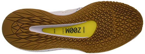 Nike W Nikecourt Air Zoom Zero HC, Zapatilla de Tenis Mujer, White Valerian Blue Oracle Aqua OPTI Yellow Wheat, 42 EU