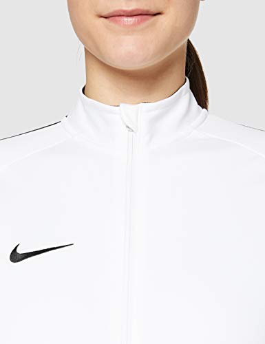 Nike W NK Dry Acdmy18 Trk Jkt K Sport jacket, Mujer, White/ Black/ Black, L