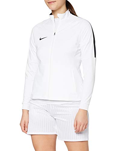 Nike W NK Dry Acdmy18 Trk Jkt K Sport jacket, Mujer, White/ Black/ Black, L