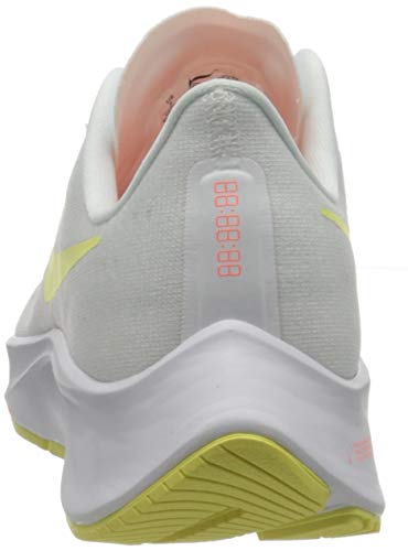 Nike Wmns Air Zoom Pegasus 37, Zapatillas para Correr Mujer, White Lt Zitron BRT Mango, 37.5 EU