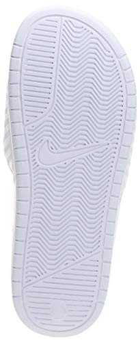 Nike Wmns Benassi JDI, Chanclas Mujer, Blanco (White/Metallic Silver 102), 38 EU