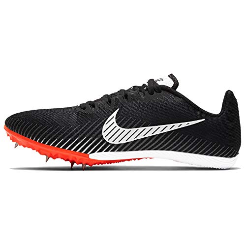 Nike Zoom Rival M 9 Track Spike, Zapato de Atletismo Hombre, Black/White-Iron Grey-Hyper Crimson, 37.5 EU