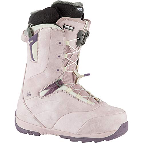 Nitro Snowboards Crown TLS Botas de Snowboard, Mujeres, Rose-Purple, 270