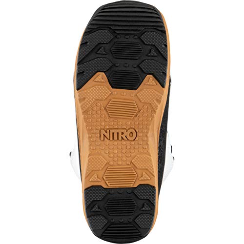 Nitro Snowboards Futura TLS Botas de Snowboard, Mujeres, White-Black-Gum, 280