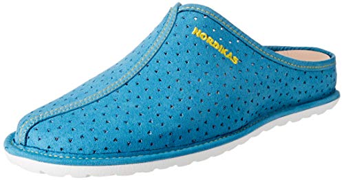 Nordikas Tex, Pantuflas Mujer, Turquesa, 41 EU