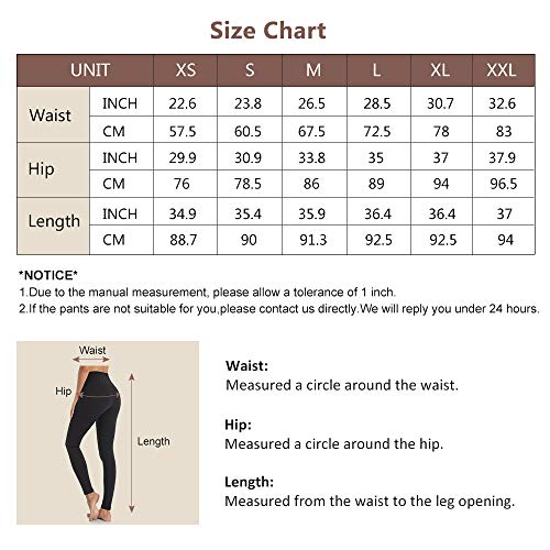 Occffy Cintura Alta Pantalón Deportivo de Mujer Leggings para Running Training Fitness Estiramiento Yoga y Pilates DS166 (Gris profundo, L)