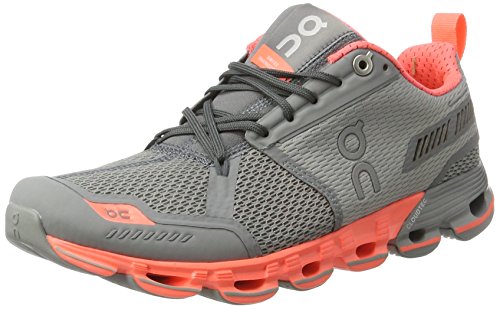 On Running Cloudflyer W 7, Zapatillas de Running Mujer, Gris (Slate/Flash), 38 EU