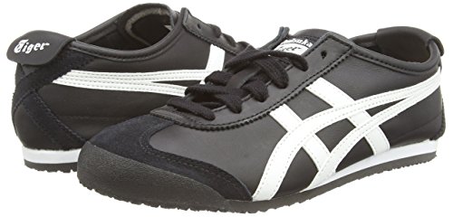 Onitsuka Tiger Mexico 66 Dl408-9001, Sneaker Unisex, Black (Black/White 9001), 41.5 EU