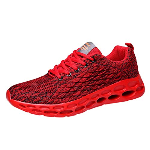 OPAKY Zapatillas de Deporte para Hombre Calzado Atlético Transpirable Ultraligero Caminar Zapatos Casuales Zapatillas Running para Hombre Aire Libre y Deporte Transpirables Casual Zapatos