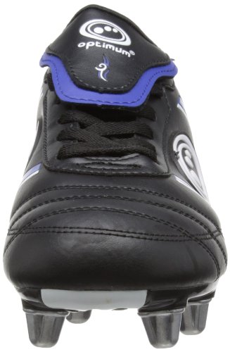 Optimum Rbtbgs8 Botas de Rugby para Hombre, Color Negro/Azul, Talla 45 EU (11 UK)