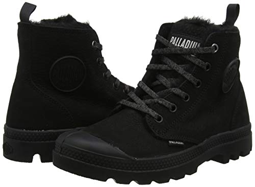 Palladium Pampa Hi Zip WL, Botas Slouch para Mujer, Negro (Black/Black 466), 39 EU