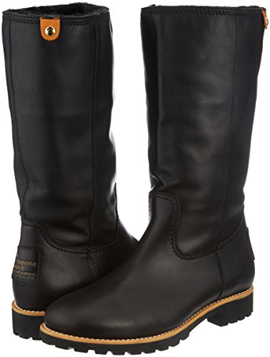 Panama Jack Bambina Igloo Travelling, Botas Estilo Motero Mujer, Negro (Negro B2), 38 EU