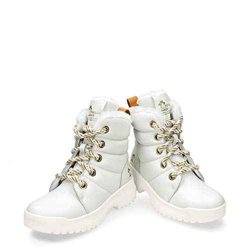 PANAMA JACK Botas de Mujer Holland B4 Napa Blanco/White 40 EU