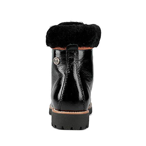 PANAMA JACK Botas de Mujer Panama 03 Igloo Trav B14 Charol Negro/Black 38 EU