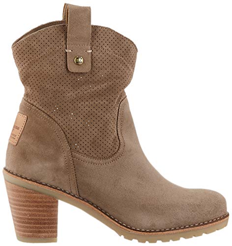 Panama Jack Carnaby, Botas Vaqueras para Mujer, Beige, 40 EU