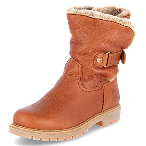 Panama Jack Felia B8 - Botas Antideslizantes de cuero mujer, color marrón(Cuero / Bark), talla 40