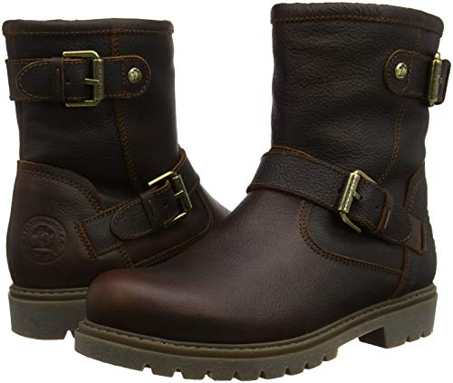 Panama Jack Felina Igloo, Botas Estilo Motero Mujer, Marrón (Castaño B20), 41 EU