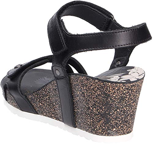 Panama Jack Julia Boulevard, Sandalias con cuña Mujer, Schwarz, 42 EU