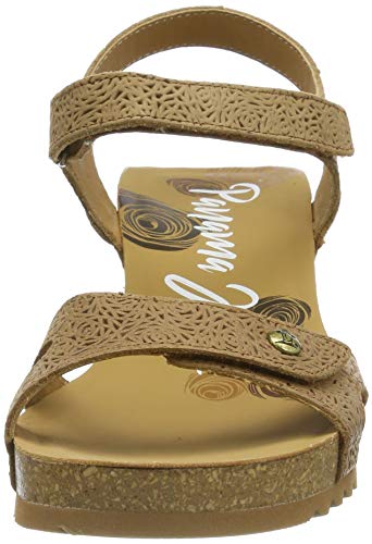 Panama Jack Julia Roses, Sandalia con Pulsera Mujer, Beige (Vison B3), 39 EU