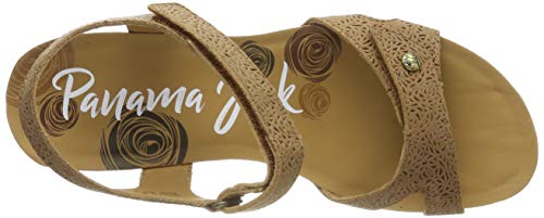 Panama Jack Julia Roses, Sandalia con Pulsera Mujer, Beige (Vison B3), 39 EU