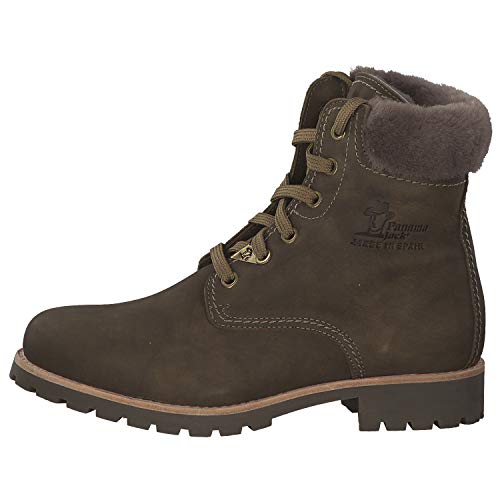 Panama Jack Panama 03 Igloo, Botas Militar Mujer, Verde (B33 Nobuck Kaki), 36 EU