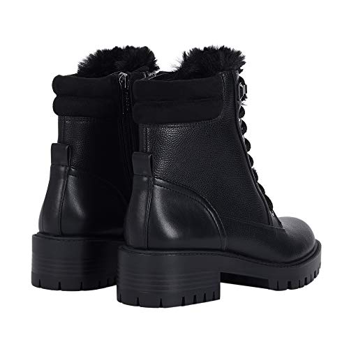 Parfois - Botines Tacón Bajo Winter Militar Boot - Mujeres - Tallas 41 - Negro