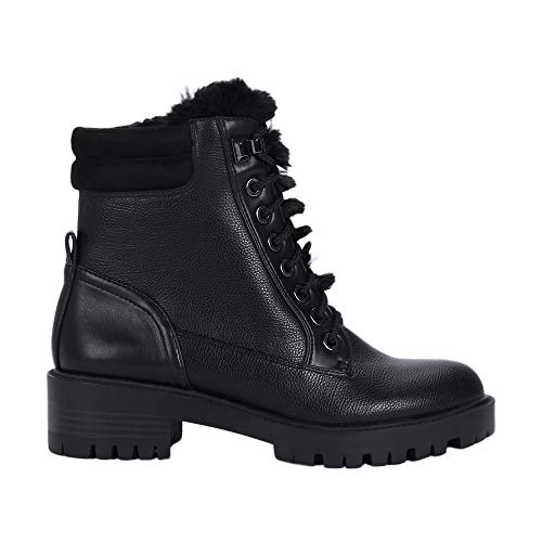 Parfois - Botines Tacón Bajo Winter Militar Boot - Mujeres - Tallas 41 - Negro