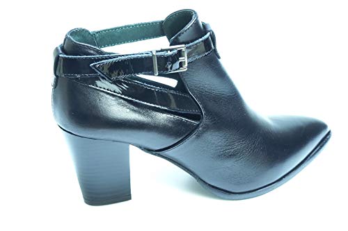 PATRICIA MILLER Botines de Tacon 591 para Mujer (38 EU, Negro)